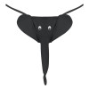 Male Power Squeaker Elephant G-String Black