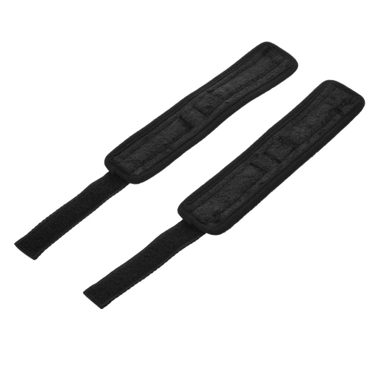Soft Cuffs with Velcro Straps Black Soft Cuffs with Velcro Straps Black