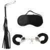 Sportsheets Sex & Mischief 3-Piece Intro to S&M Kit Black (39747) by Sportsheets | Bondage Kits & Sets | SlipDix.com Intro to S&M Kit 3-Pc Black