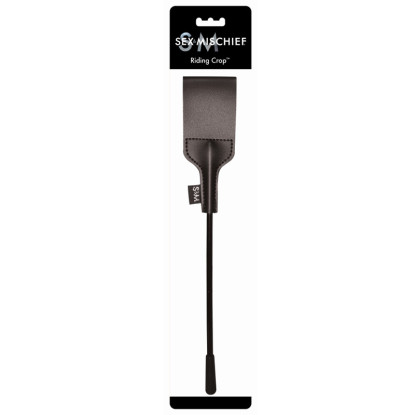 Sex & Mischief Riding Crop Black