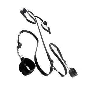 Wraparound Mattress Restraints Kit Black