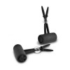 Vibrating Silicone Nipple Lassos Black Vibrating Silicone Nipple Lassos Black