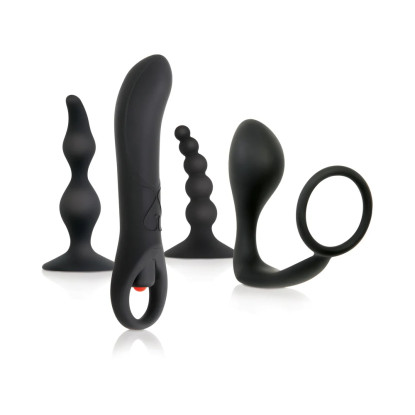 Intro To Prostate Kit 4-Piece Anal Play Set