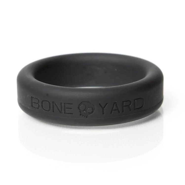 Boneyard Silicone Cock Ring 35mm Black Boneyard Silicone Cock Ring 35mm Black