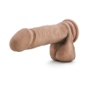 8 in. Posable Dual Density Dildo with Balls Tan 8 in. Posable Dual Density Dildo with Balls Tan