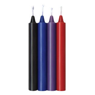The 9's Make Me Melt Sensual Warm-Drip Candles 4-Pc Passion Tones