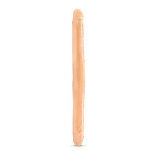 16 in. Double Dildo Beige