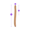 16 in. Double Dildo Tan 16 in. Double Dildo Tan
