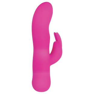 Mini Silicone Dual-Motor Rabbit Vibrator Pink