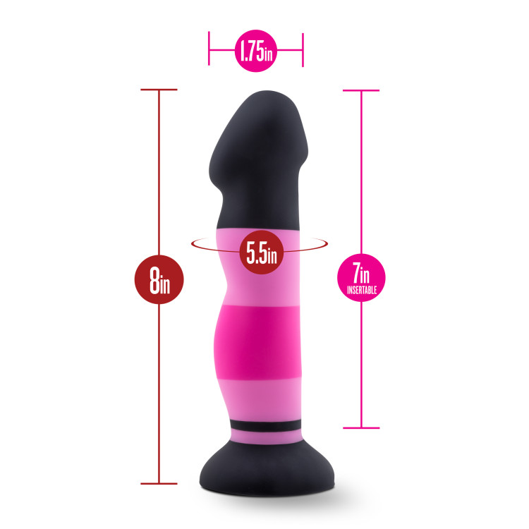 8 in. Silicone Dildo Sexy in Pink 8 in. Silicone Dildo Sexy in Pink