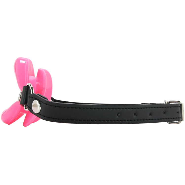 Silicone Lips Adjustable Open-Mouth Gag Pink Silicone Lips Adjustable Open-Mouth Gag Pink