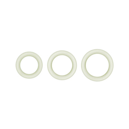 Firefly Halo GITD Cock Ring Large Clear