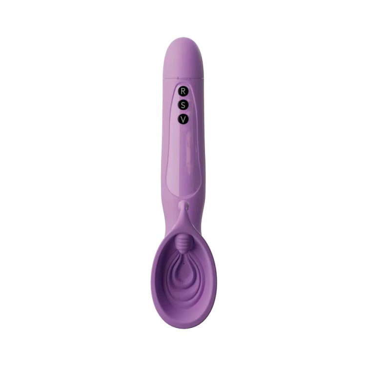 Her Vibrating Roto Suck-Her Silicone Vulva Pump Her Vibrating Roto Suck-Her Silicone Vulva Pump