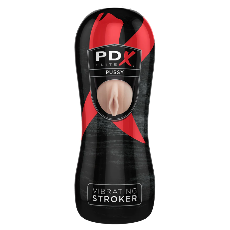 Vibrating Pussy Stroker Beige Vibrating Pussy Stroker Beige