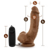 9 in. "The Boxer" Realistic Vibrating Dildo with Balls & Remote 9 in. "The Boxer" Realistic Vibrating Dildo with Balls & Remote