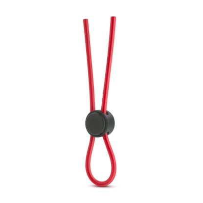Stay Hard Silicone Loop Lasso/Bolo Cockring Red