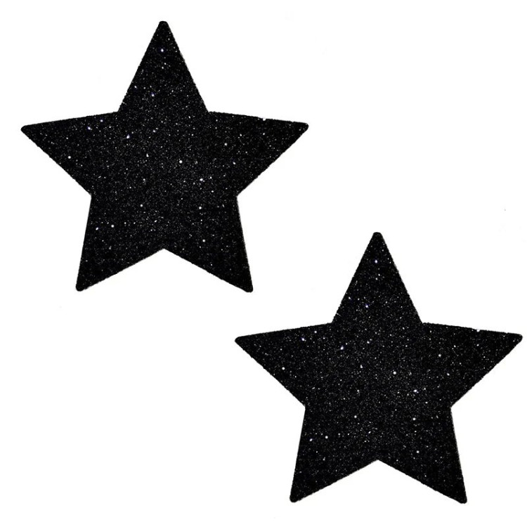 Neva Nude Pasty Star Glitter Black (65441) by Neva Nude LLC | Pasties | SlipDix.com Neva Nude Pasty Star Glitter Black (65441) | SlipDix.com