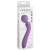 Duo Wand Massage-Her Silicone Dual-Ended Vibrator Purple Duo Wand Massage-Her Silicone Dual-Ended Vibrator Purple