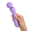 Duo Wand Massage-Her Silicone Dual-Ended Vibrator Purple Duo Wand Massage-Her Silicone Dual-Ended Vibrator Purple