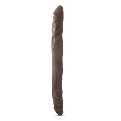 14 in. Double Dildo Brown