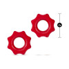 Stay Hard Nutz Cockring 2-Pack Red Stay Hard Nutz Cockring 2-Pack Red