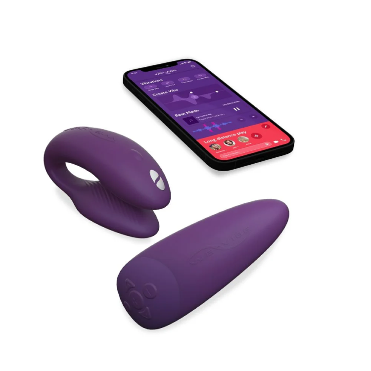 We-Vibe Chorus Remote-Controlled Couples Vibrator Purple