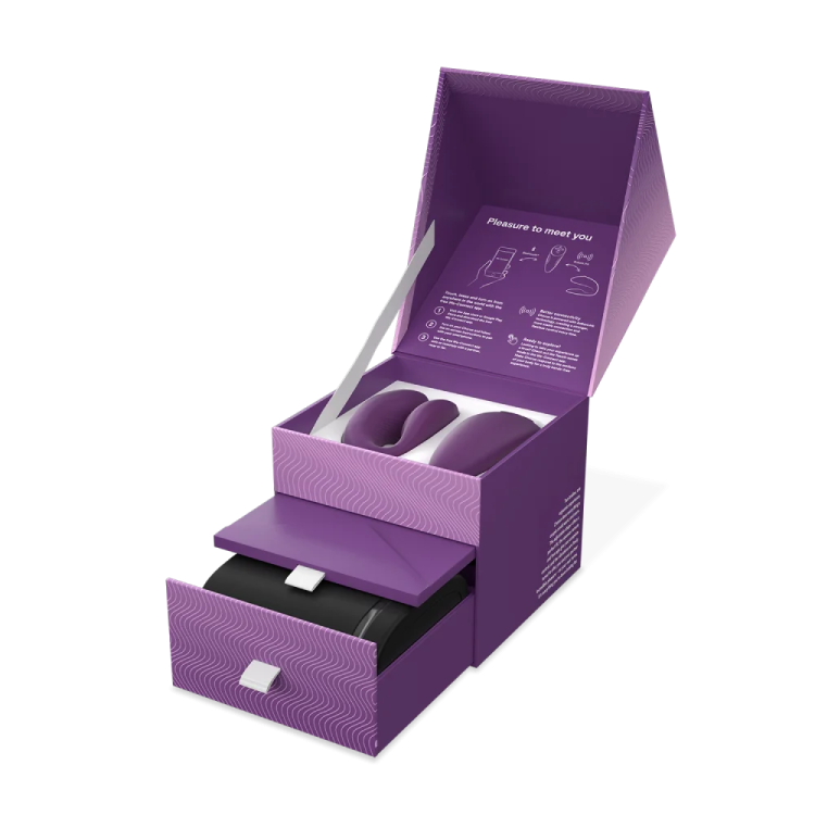 We-Vibe Chorus Remote-Controlled Couples Vibrator Purple