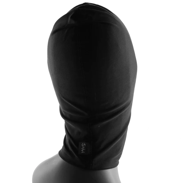 Shadow Hood Full-Head Mask with Open Mouth Black Shadow Hood Full-Head Mask with Open Mouth Black
