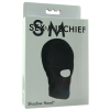 Shadow Hood Full-Head Mask with Open Mouth Black Shadow Hood Full-Head Mask with Open Mouth Black