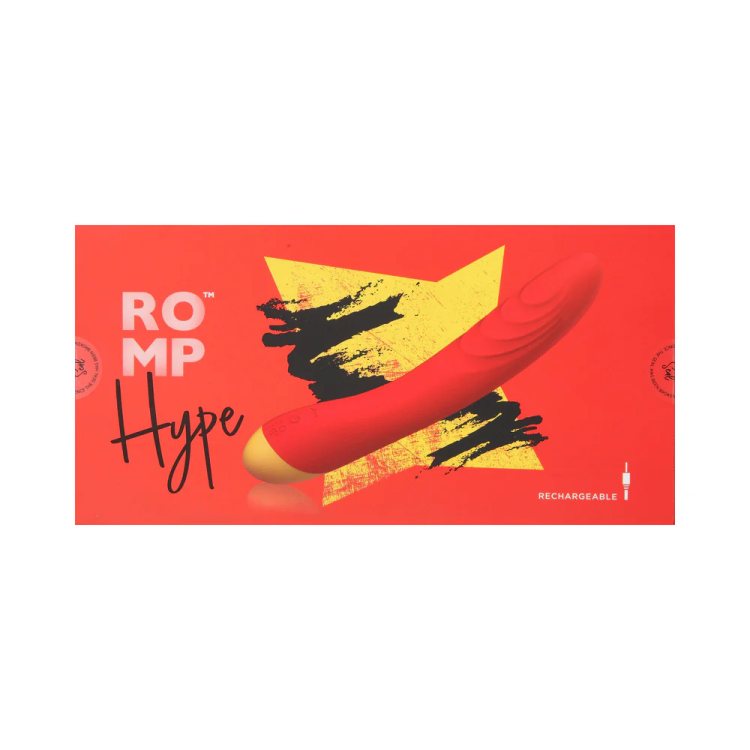 ROMP Hype Silicone G-Spot Vibrator Red ROMP Hype Silicone G-Spot Vibrator Red
