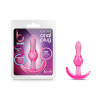 Anal Curvy Butt Plug Pink Anal Curvy Butt Plug Pink
