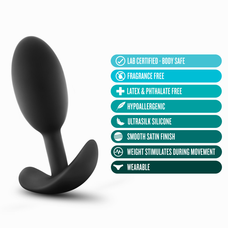 Anal Silicone Weighted Butt Plug Medium Anal Silicone Weighted Butt Plug Medium