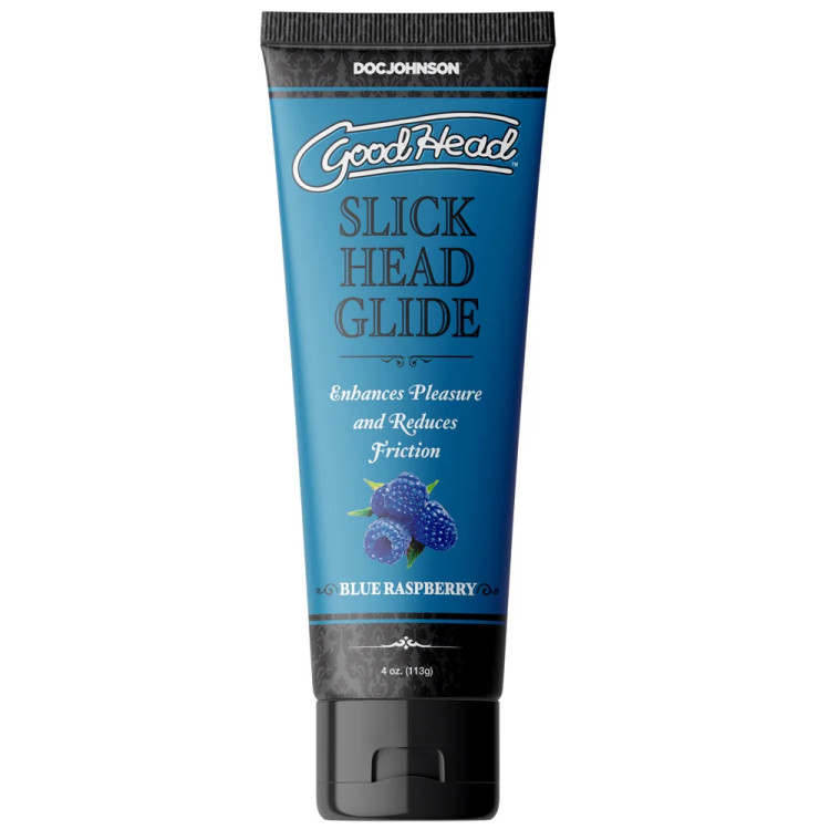 GoodHead Slick Head Glide Blue Raspberry 4 oz. GoodHead Slick Head Glide Blue Raspberry 4 oz.