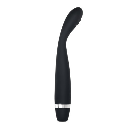 Silicone Slimline G-Spot Vibrator Skinny G Black