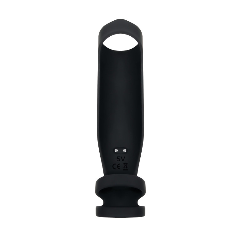 Rocketeer Triple-Ring Vibrating Silicone Penis Sheath Rocketeer Triple-Ring Vibrating Silicone Penis Sheath