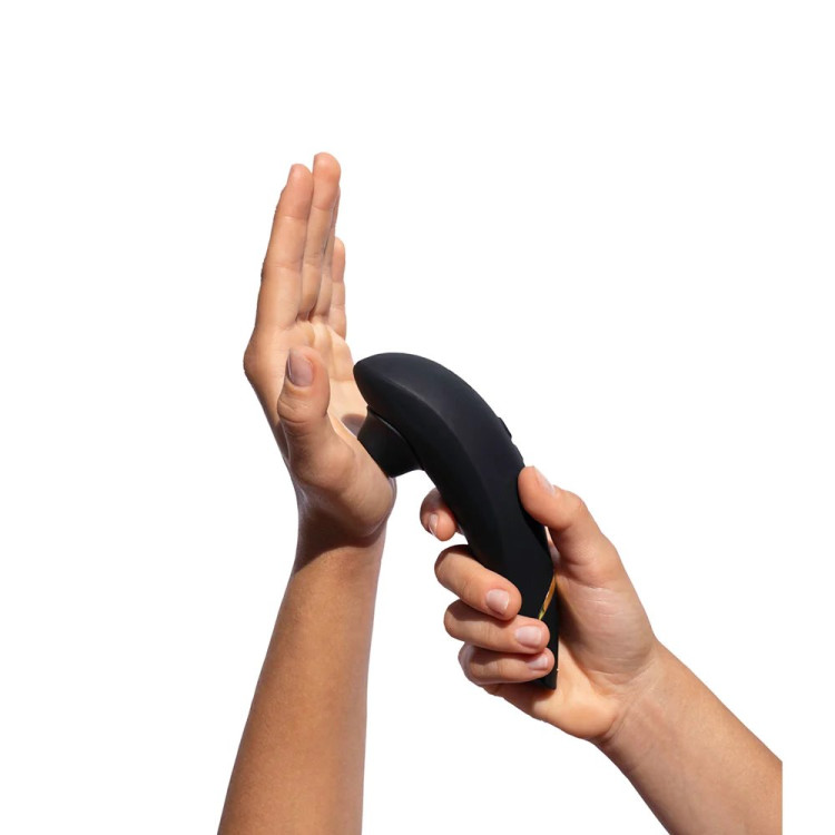 Womanizer Premium 2 Silicone Luxurious Pleasure Air Clitoral Stimulator Black
