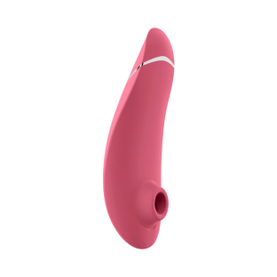 Womanizer Premium 2 Silicone Luxurious Pleasure Air Clitoral Stimulator Raspberry