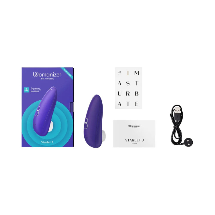 Womanizer Starlet 3 Pleasure Air Clitoral Stimulator Indigo Womanizer Starlet 3 Pleasure Air Clitoral Stimulator Indigo