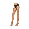 Dreamgirl Sheer Thigh-High Stockings With Plain Top and Back Seam Nude Dreamgirl Sheer Thigh-High Stockings With Plain Top and Back Seam Nude