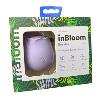 InBloom Rosales Sucking Rose Clit Vibrator Purple