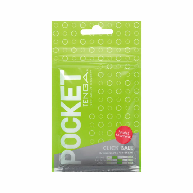Tenga Pocket Masturbator Sleeve Click Ball Tenga Pocket Masturbator Sleeve Click Ball