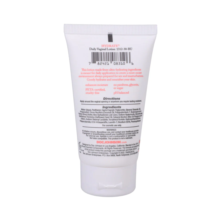 Intimate Enhancements Hydrate Daily Vaginal Lotion 2 oz. Intimate Enhancements Hydrate Daily Vaginal Lotion 2 oz.