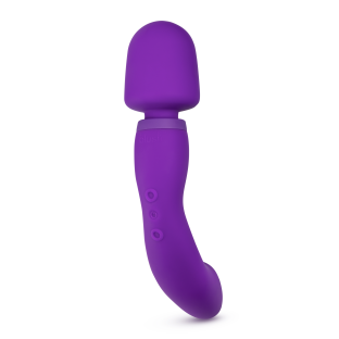Dual Sense 10-Function Silicone G-Spot & Wand Vibrator