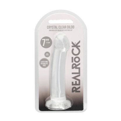 7 in. Non-Realistic Dildo Clear