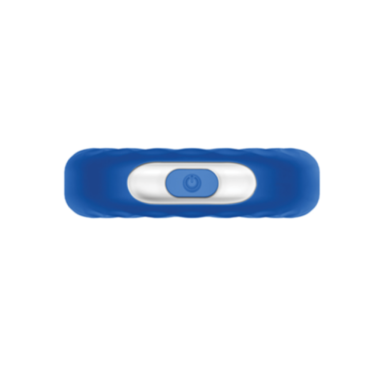 Silicone Vibrating Cock Ring Blue Silicone Vibrating Cock Ring Blue