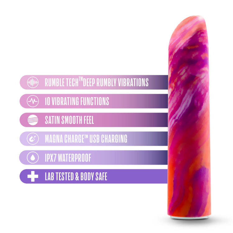 Fiery Power Vibe 10-Function Vibrator with Rumble Tech Fiery Power Vibe 10-Function Vibrator with Rumble Tech