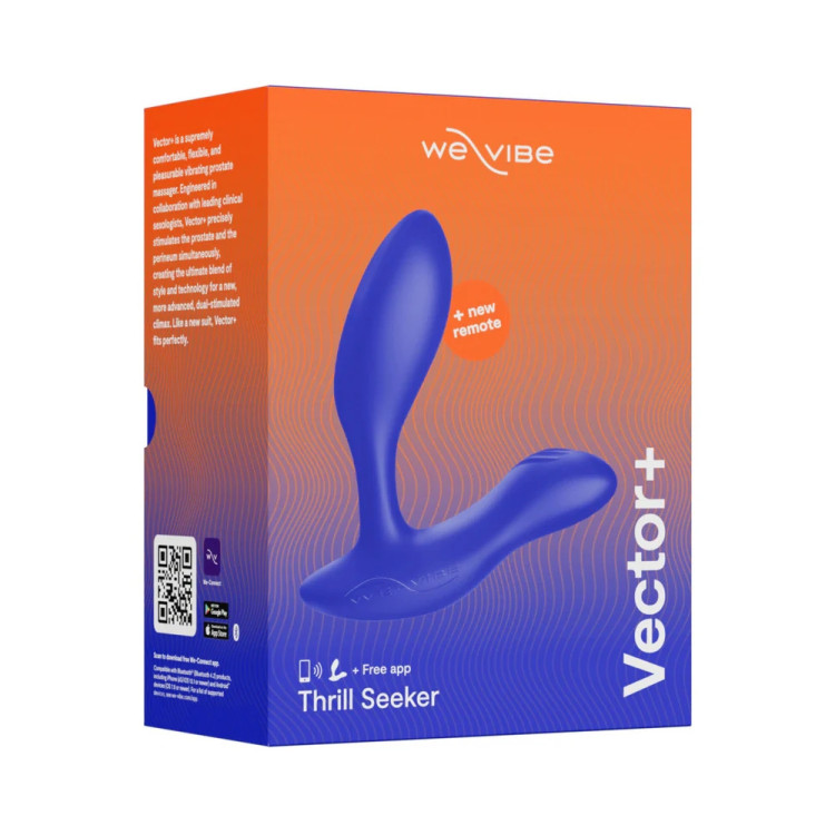 We-Vibe Vector+ Prostate Massager in Royal Blue We-Vibe Vector+ Prostate Massager in Royal Blue