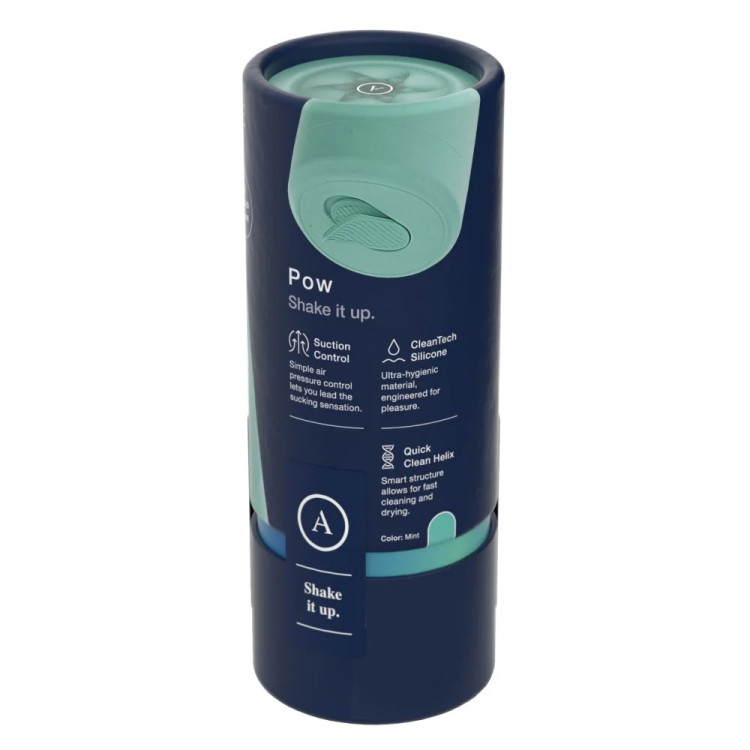 Arcwave Pow Silicone Stroker with Suction Control Mint Arcwave Pow Silicone Stroker with Suction Control Mint