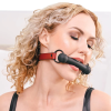Saffron Silicone Bit Gag with Adjustable Buckle Saffron Silicone Bit Gag with Adjustable Buckle