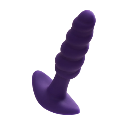 VeDO Twist Silicone Vibrating Butt Plug Purple